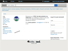Tablet Screenshot of kopac.tamil.fr